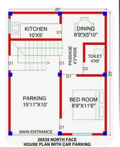 the floor plan for this house is very simple