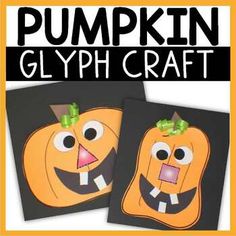 pumpkin glyph craft for kids to make