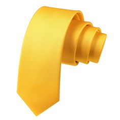 Solid 2.17'' Skinny Formal Tie - E-YELLOW