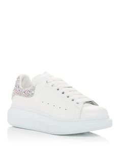 Alexander McQUEEN Women's Oversized Crystal Embellished Heel Sneakers | Bloomingdale's Alxendar Mcqueen Shoes, Mc Queen Sneakers, Heel Sneakers, 2023 Outfits, Alexander Mcqueens, Alexander Mcqueen Sneakers, Mcqueen Sneakers, Mc Queen, Board Wedding