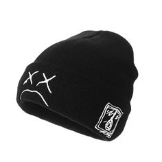 Expression Embroidered Beanie (New) Fits Up To 23" Crown Cuff Beanie Style Brimless Hat, Skull Hat, White Beanies, Hip Hop Hat, Casual Wear Women, Beanie Style, Mens Beanie, Hat Embroidery, Estilo Hip Hop