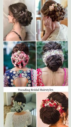 Bridal Hair Designs Indian, Hairstyles In Bun For Wedding, New Bridal Hairstyle Indian, Bun For Bride Wedding Hairstyles, Marriage Hair Styles Indian, Indian Buns Hairstyle, Bridal Hairstyles For Long Hair Indian, Hair Bun Ideas For Indian Wedding, Bridal Hairstyles For Indian Wedding