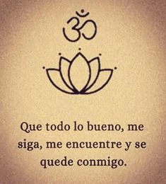 an image of a lotus with the words om shanda written on it in spanish