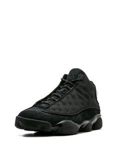 Jordan Air Jordan 13 Retro "Black Cat" Sneakers - Farfetch Black High Top Sneakers Women's, Jordan Retro 13 Black, David East, Cat Sneakers, Jordans 13, Jordan 13 Black, Black High Top Sneakers, Jordan 13 Shoes, Nike Fashion Shoes