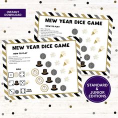 new year's dice game for kids to play on the nintendo wii and pc