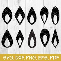 the svg dxf files are ready to be used for cutting and embellishment