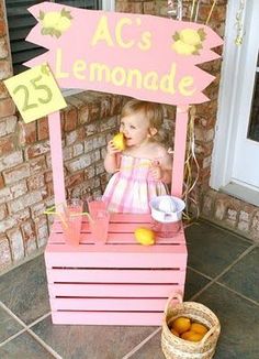 Lemonade Stand Birthday Party, Lemonade Party, Kids Themed Birthday Parties, Moments Photography