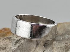 Condition excellent Sterling silver full hallmark Silver Thick Band For Everyday, Silver Thick Band For Everyday Wear, Silver Stackable Wide Band Ring For Anniversary, Silver Stackable Round Band, Silver Stackable Wide Band Ring, Silver Stackable Rings With Thick Band For Everyday, Everyday Silver Stackable Rings With Thick Band, Silver Minimalist Wide Band, Silver Stackable Rings With Thick Band For Anniversary