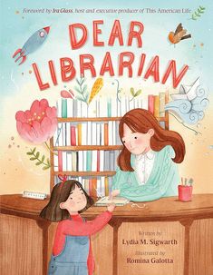 the book cover for dear librarian