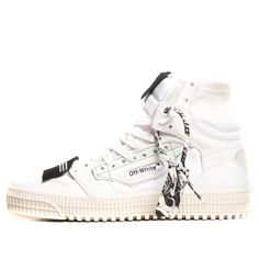 Off-White Off Court 3.0 Sneakers/Shoes White Lace-up High-top Sneakers For Outdoor, White Custom Sneakers With Round Toe For Outdoor, White Custom Sneakers With Boost Midsole For Outdoor, White Sneakers With Studded Rubber Outsoles For Outdoor, White Sneakers With Studded Outsoles For Outdoor, White Custom Sneakers For Outdoor, White High-top Sneakers For Outdoor, White Studded Sneakers For Outdoor, White High-top Sneakers With Vibram Sole