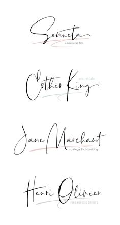 some type of handwriting that is in different colors and font styles, with the words written on