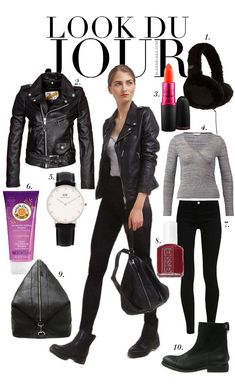 Everyday Outfits Fall, Moto Jacket Outfit, Blazer Outfits Casual, Best Leather Jackets, Parisian Chic Style, Fashion Templates, Leather Jacket Outfits, Outfit Combinations