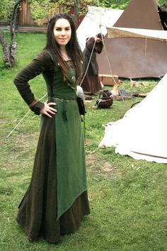 Viking Dresses, Viking Apron, Viking Women, Viking Woman