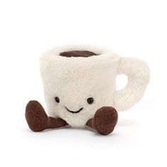 Amuseable Espresso Cup - Little Red Barn Door Jellycat Amuseable, Top Background, Cover Background, Espresso Cups, Cute Plush, Plush Animals