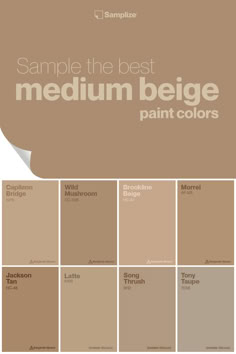 the best medium beige paint colors