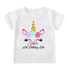 Unicorn Prints Family Matching T-shirt Mother And Daughter Clothes, Unicorn Birthday Shirt, Matching T Shirts, Mother Daughter Outfits, Best Online Shopping Sites, Shirts Style, Matching Clothes, Ordinary Day, Unicorn Tshirt