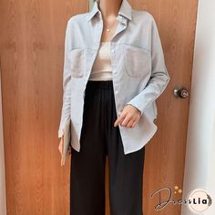 2022 Spring Women Summer Blouse Korean Long Sleeve Womens Tops And Blouses Vintage Women Shirts Blusas Roupa Feminina Tops Long Sleeve Womens Tops, Blouses Vintage, Tops And Blouses, Sleeveless Short Dress, Summer Blouse, Hem Blouse, Bat Sleeve, Women Long Sleeve Tops, Summer Blouses