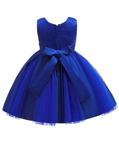 Buy bling sequins short ballgown children party dress with bow for kids online. In-stock with many colors and sizes, free world-wide shipping. Royal Blue Tulle Dress For Banquet, Princess Sleeveless Dress For Banquet, Princess Style Sleeveless Banquet Dress, Solid Color Dresses For Party Season, Solid Color Princess Dress For Party, Blue Tulle Dress For Party, Fitted Princess Gown For Summer, Princess Style Fitted Summer Gown, Fitted Princess Style Summer Gown