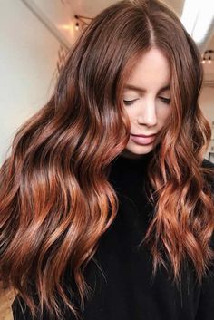 Auburn Hair Color Ideas, Dark Auburn Hair Color, Brunette Hair Color With Highlights, Auburn Hair Color, Auburn Balayage, Rambut Brunette, Blonde Hair With Highlights