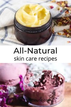 Amazing DIY skin care recipes to replace all your store-bought products with all-natural ingredients! Moisturizing Face Mask Diy, Homemade Moisturizing Face Mask, Homemade Face Mask For Sensitive Skin, Face Mask Ingredients Natural, Diy All Natural Face Moisturizer, Natural Face Mask Recipes, Natural Face Masks, Homemade Skincare, Diy Face Moisturizer