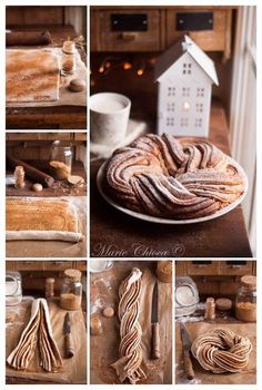 the process of making cinnamon swirl bread