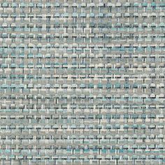 a gray and blue woven fabric with small squares