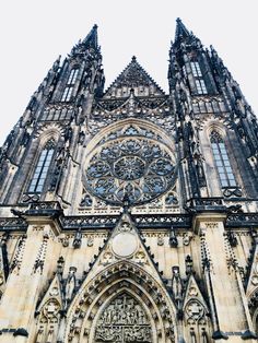 an old cathedral with intricate carvings on the front