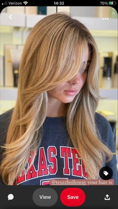 Hairstyles For Layered Hair, Blonde Hair Inspiration, Hair Stylies, Haircuts For Medium Hair, Haircuts Straight Hair, Long Hair With Bangs, Long Blonde, Haircuts For Long Hair, Long Blonde Hair