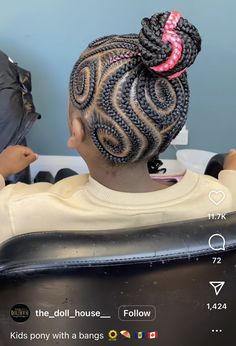 Kids Braided Ponytail, Kids Cornrows, Baby Hairstyle, Crown Inspiration, Kid Braids, Job Goals, Daughter Hairstyles, Latest Hair Braids, Ponytail Braid