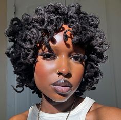 Professional Locs Black Women, Freeform Locs Black Women, Starter Locs Hairstyles For Women Short, Freeform Locs Women, Dreadlocks Hairstyles For Women, Loc Styles For Black Women, Short Dreadlocks Hairstyles, Dreadlocks Hairstyle, Short Dreadlocks