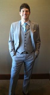 Grey three piece suit Grey Three Piece Suit, Gray Suits, Light Grey Suits, The Gentleman, Groomsmen Suits, Three Piece Suit, Gray Suit, Three Piece, Light Gray