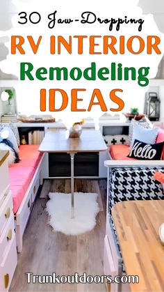 rv interior remodeling ideas