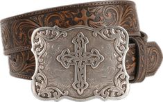 Cross Belt Buckle, Womens Western Belt, Western Belts For Women, Nocona Belt, Cross Belt, Cowgirl Belts, Western Belt, Western Belts, Filigree Design