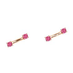 Stunning chic diamond stud earrings. These beauties are adorned with four pink Tourmaline. Gemstone studs are always classic in style: everyone needs a pair in their jewelry box. Estella Collection presents one of a kind fine jewelry items that we create to make you feel luxurious. Ethically sourced and designed with premium quality materials, each piece will create memories that will last a lifetime. Gemstone Details: Weight - 0.15 Tourmaline Gold Details: 14 Karat Rose Gold All colors of gold Classic Pink Diamond Earrings For Formal Occasions, Pink Diamond Earrings For Formal Occasions, Pink Diamond Earrings For Formal Events, Fine Jewelry, Fine Jewelry Pink Diamond Earrings For Formal Occasions, Elegant Rose Gold Earrings With Pink Sapphire, Elegant Rose Gold Pink Sapphire Earrings, Elegant Pink Gold Pink Sapphire Earrings, Rose Gold Pink Sapphire Earrings As Gift, Rose Gold Pink Sapphire Earrings For Gift