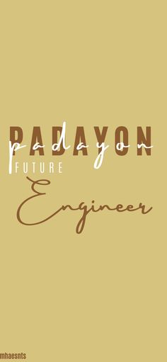 the words radagon and engineer are shown in brown on a beige background with white lettering