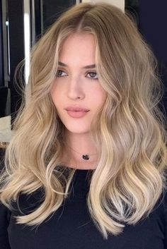 Dyed Blonde Hair, Balayage Blonde, Dirty Blonde Hair, Haircut Styles, Dark Blonde Hair, Blonde Hair Shades, Balayage Hair Blonde