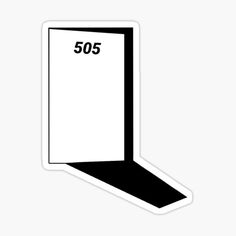 a black and white sticker with the word 350 on it