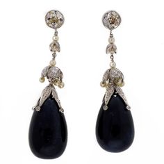 Grand Belle Epoque Antique Estate Diamond Pearl Natural Sapphire Dangle Earrings in Jewelry & Watches, Vintage & Antique Jewelry, Other Vintage Jewelry | eBay Gilded Age, Vintage Antique Jewelry, Venetian Mirrors, Pin Jewelry, Antique Mirror, Natural Sapphire, Belle Epoque, Natural Pearls