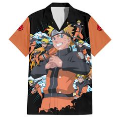 Peckshirt  Uzumaki Shadow Clone Jutsu - Naruto Hawaiian Shirt Anime Style TS04 - Print In Your Way. One piece of clothing that every age and gender needs is a shirt. Shirts come in a wide variety of styles, including T-shirts, dress shirts, and button-downs. They are made of many different materials, such as cotton, silk, and polyester. Shirts are the pinnacle of comfort and adaptability because of their front openings, collar, sleeves, and upper body covering. With so many possibilities for col Naruto Shirt, Naruto Family, Short Sleeve Bodycon Dress, Bleach Color, Formal Business, Maxi Tank Dress, Anime Shirt, Naruto Anime, Shirt Collection