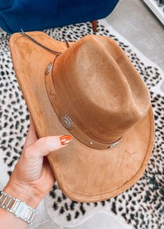 This polyester felt cowboy hat is perfect for country concerts or a Nashville trip! With its western band, you'll look like a true cowgirl (or cowboy) in no time. Yee-haw! Available in Cognac, Ivory or Pink Western Felt Hat For Country Fall Events, Western Felt Hat For Fall Country Events, Western Style Felt Hat For Country Events In Fall, Country Style Felt Hat For Fall Events, Western Hats For Country Events In Winter, Country Style Hat Bands For Winter Country Events, Country Style Hat Bands For Winter Events, Brown Felt Hat For Rodeo, One Size, Brown Felt Hat For Rodeo, One Size Fits Most