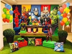 an image of a birthday party with decorations