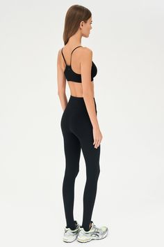 Our famous, form fitting high waist legging redesigned as a stirrup tight. Our ultra luxe Airweight fabric has a supremely soft hand and second skin comfort. BEST FOR: hot yoga, barre, Pilates. Model is 5'10" and wears a size small. Barre Pilates, Yoga Barre, Stirrups, Hot Yoga, Soft Hands, Soft Hand, High Waisted Leggings, Second Skin, Pilates