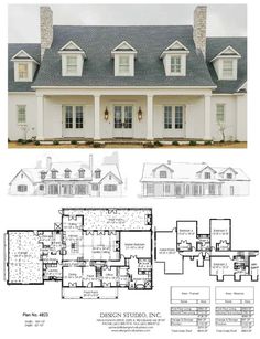 two story house plans with large front and back porches