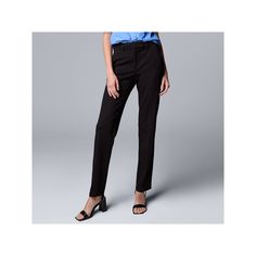 Upgrade your professional wardrobe with these women's high-rise straight pants by Simply Vera Vera Wang.Click on this WOMEN'S GUIDE to find the perfect fit and more! Upgrade your professional wardrobe with these women's high-rise straight pants by Simply Vera Vera Wang.Click on this WOMEN'S GUIDE to find the perfect fit and more! 4 pockets Front zipper closure LinedFIT & SIZING 31-in. inseam length High-rise waistband Slim fitFABRIC & CARE Polyester, rayon, spandex Lining: Polyester Machine wash Stretch Tapered Leg Dress Pants For Work, Elegant Stretch Dress Pants Straight Fit, Elegant Stretch Straight Dress Pants, Elegant Straight Stretch Dress Pants, Tailored Office Lady Pants For Business, Tailored Bottoms For Business Casual Office Lady, Tailored Bottoms For Business Casual, Slim Fit Straight Dress Pants For Office, Classic Stretch Work Pants For Office