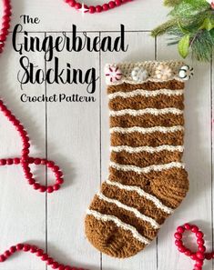 the gingerbread stocking crochet pattern