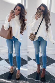 Winter Jeans Outfit Casual, Jeans And Booties Outfit, Casual Jeans Outfit Winter, How To Wear Mules, Booties With Jeans, Booties Shop, The Sweetest Thing Blog, Emily Gemma, Booties Outfit