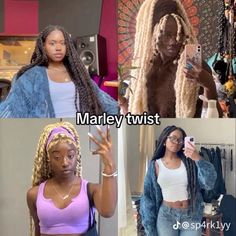 Back To School Hairstyles Black College, Curl Hacks, Marley Braids, Hairstyle Updo, Curly Braids, French Curl, Hairstyle Names