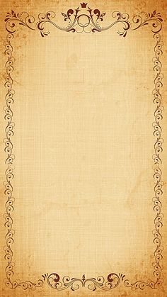 an old fashioned frame with swirls and scrolls on the edges is shown in sepia