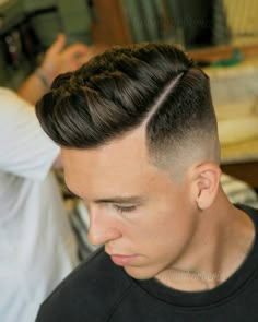 Types Of Fade Haircut, Mid Fade Haircut, Fade Haircut Styles, Best Fade Haircuts, Pompadour Haircut, High Fade Haircut, Undercut Hairstyle