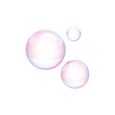 two soap bubbles floating on top of each other